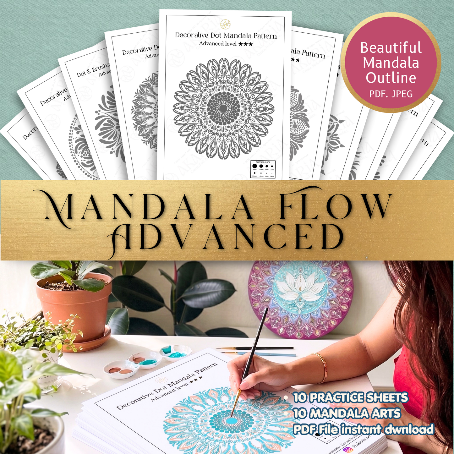 Mandala Flow Practice — Advanced【Level 4】