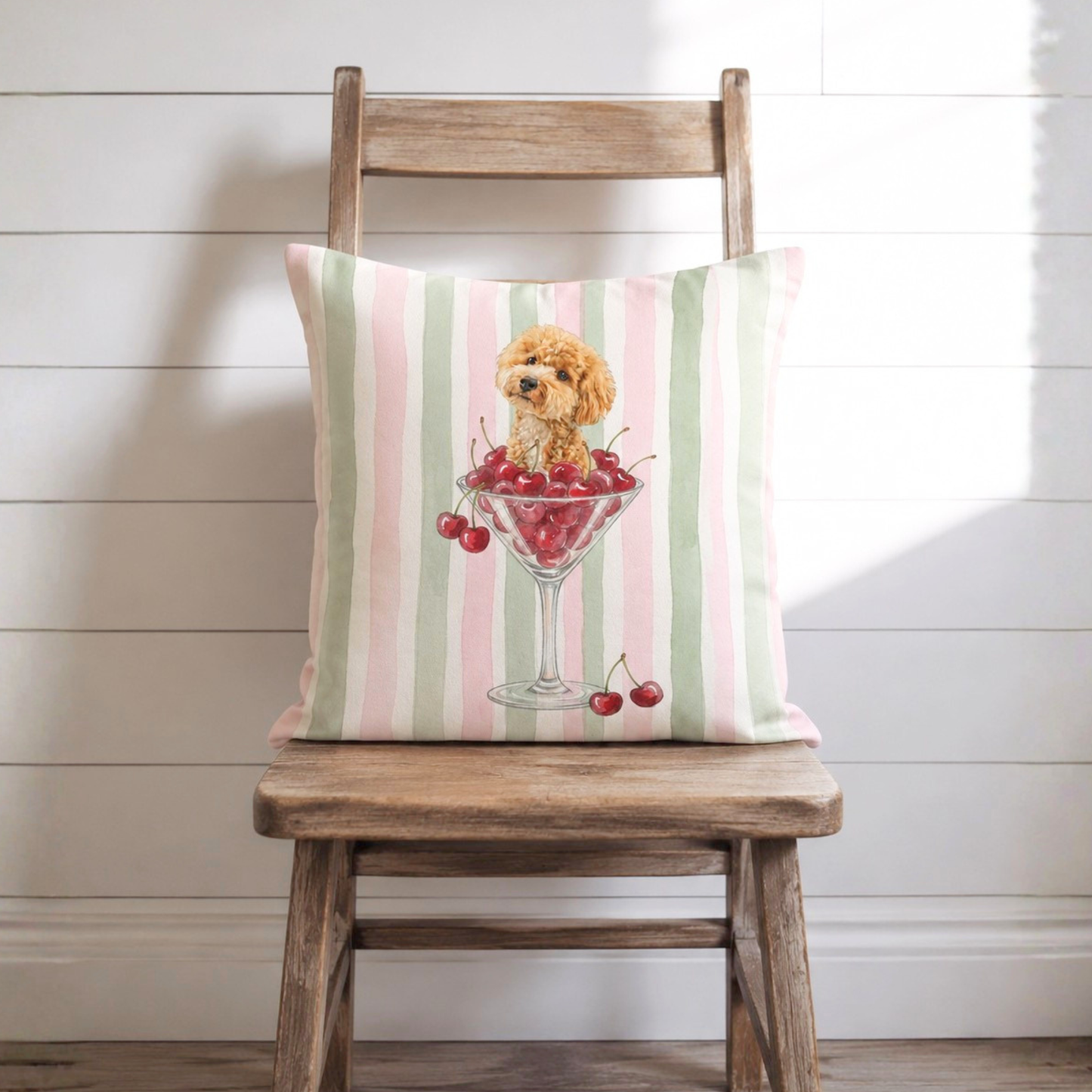うちの子アートクッションカバー | Pet Portrait Cushion Cover