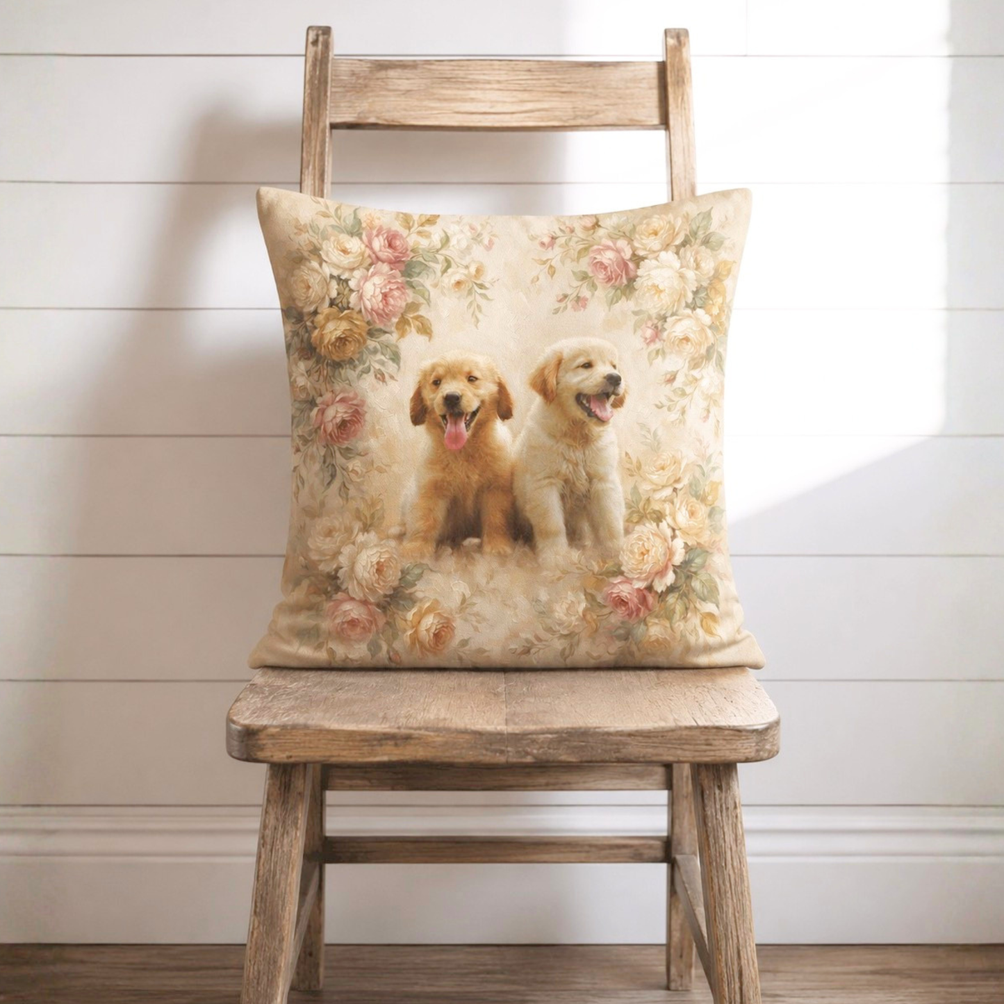 うちの子アートクッションカバー | Pet Portrait Cushion Cover