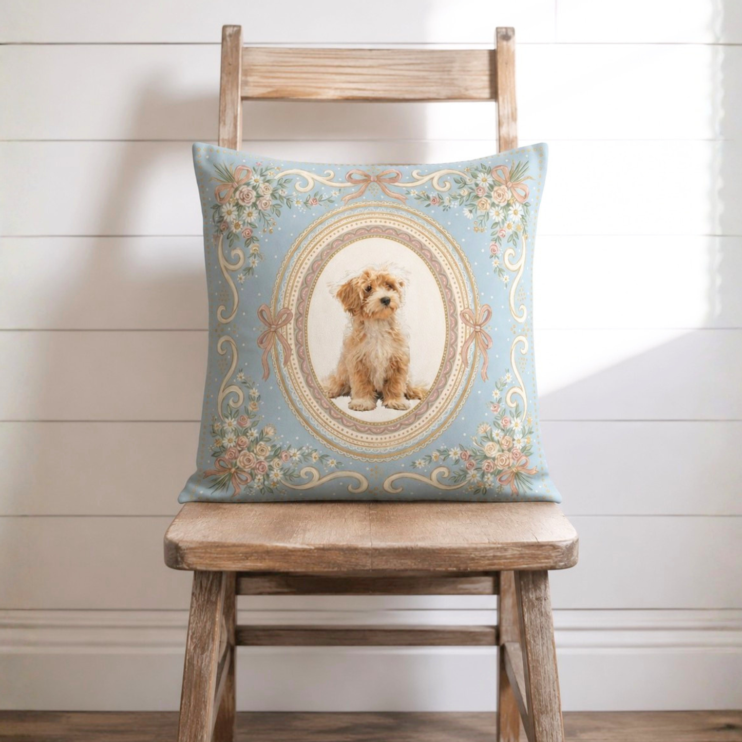 うちの子アートクッションカバー | Pet Portrait Cushion Cover
