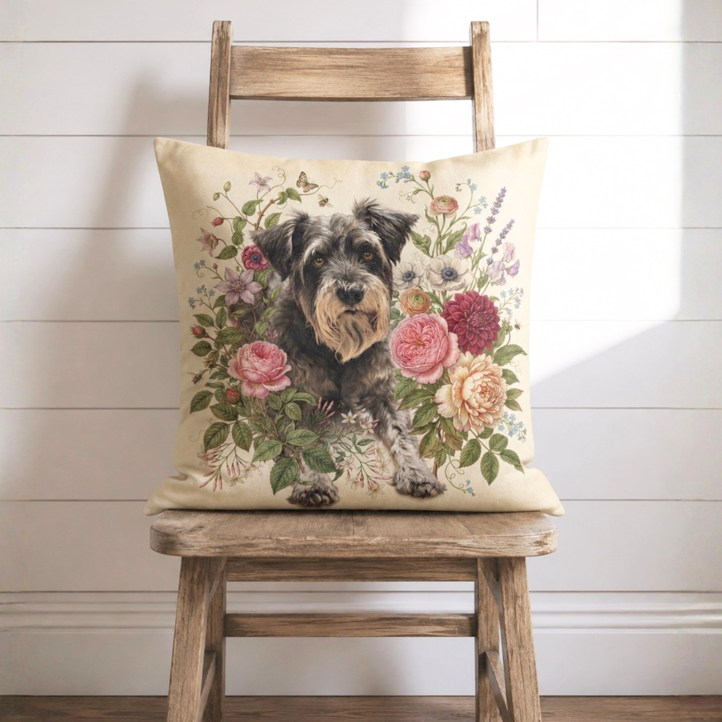 うちの子アートクッションカバー | Pet Portrait Cushion Cover