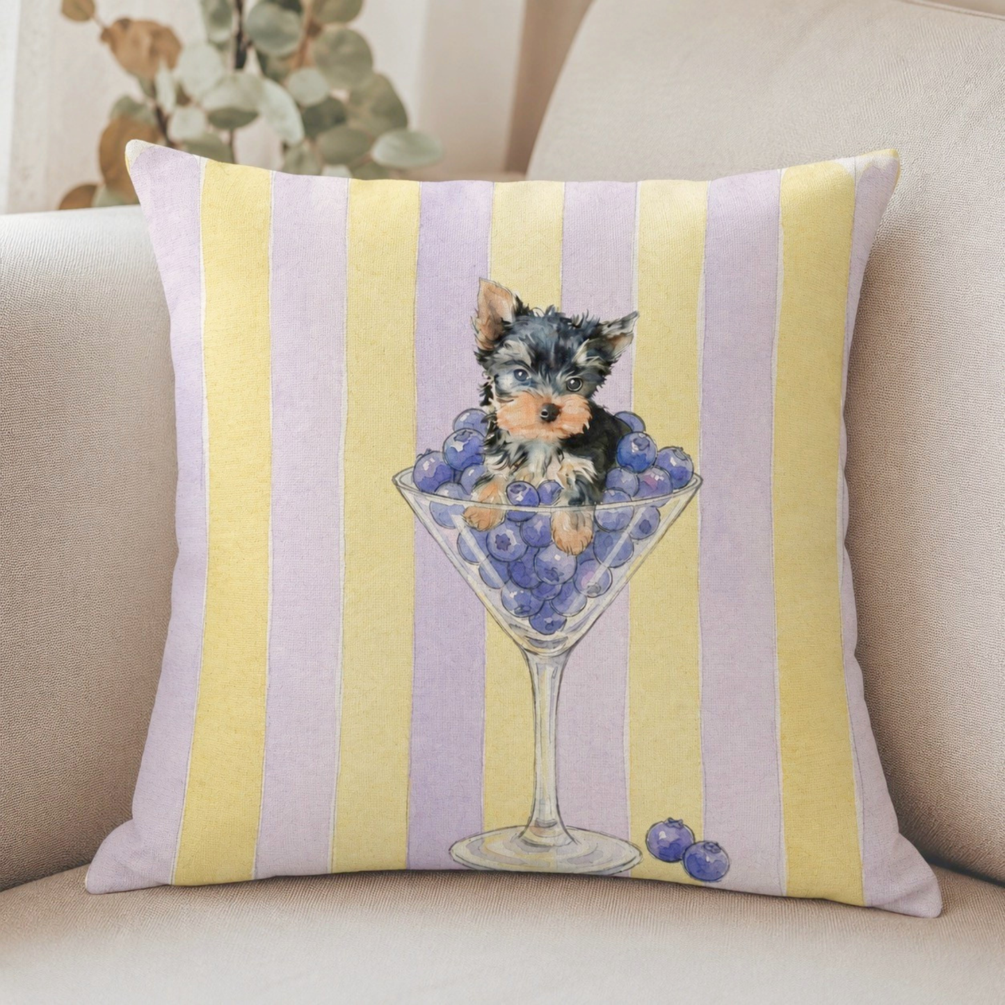 うちの子アートクッションカバー | Pet Portrait Cushion Cover