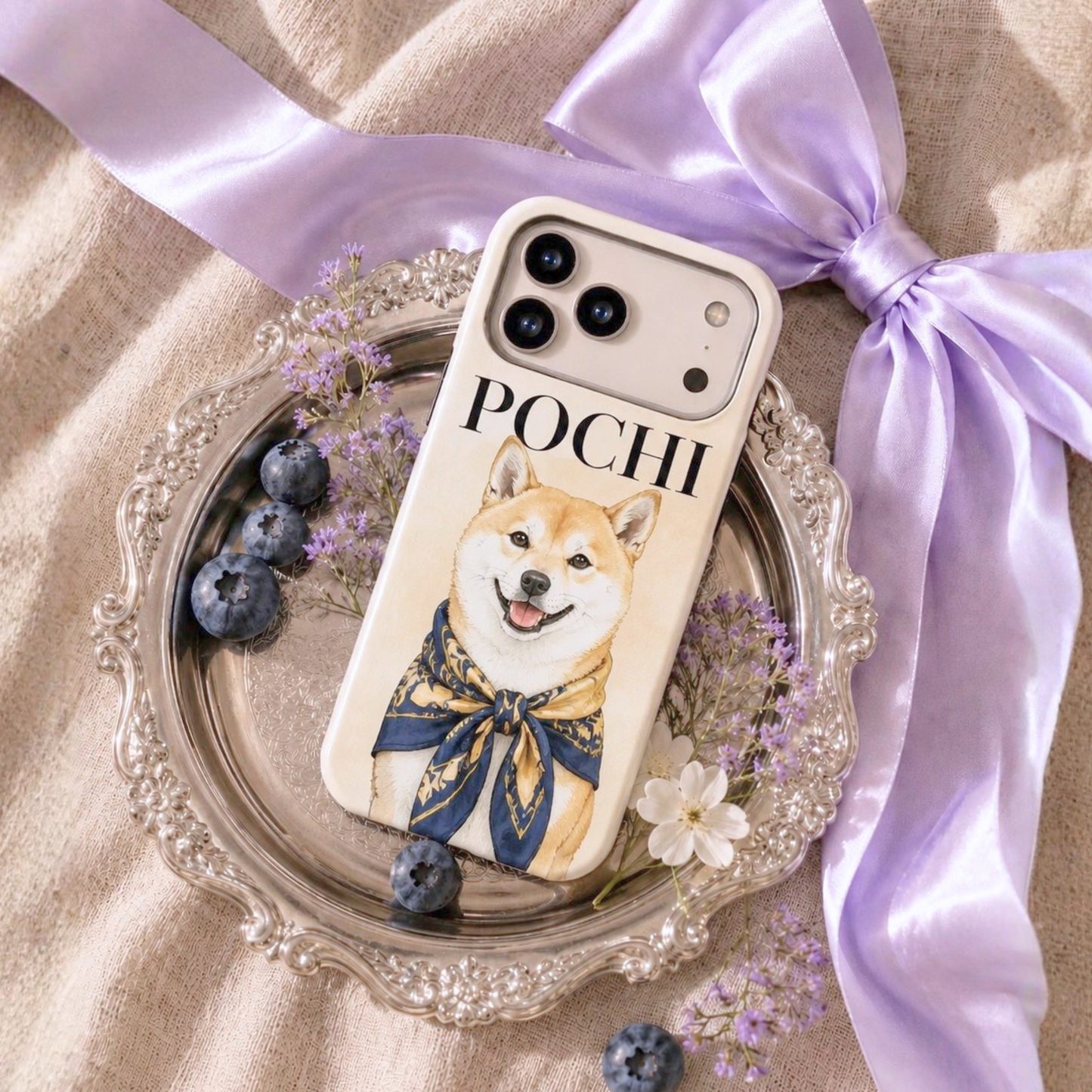 うちの子アートスマホケース | Pet Portrait Phone Case