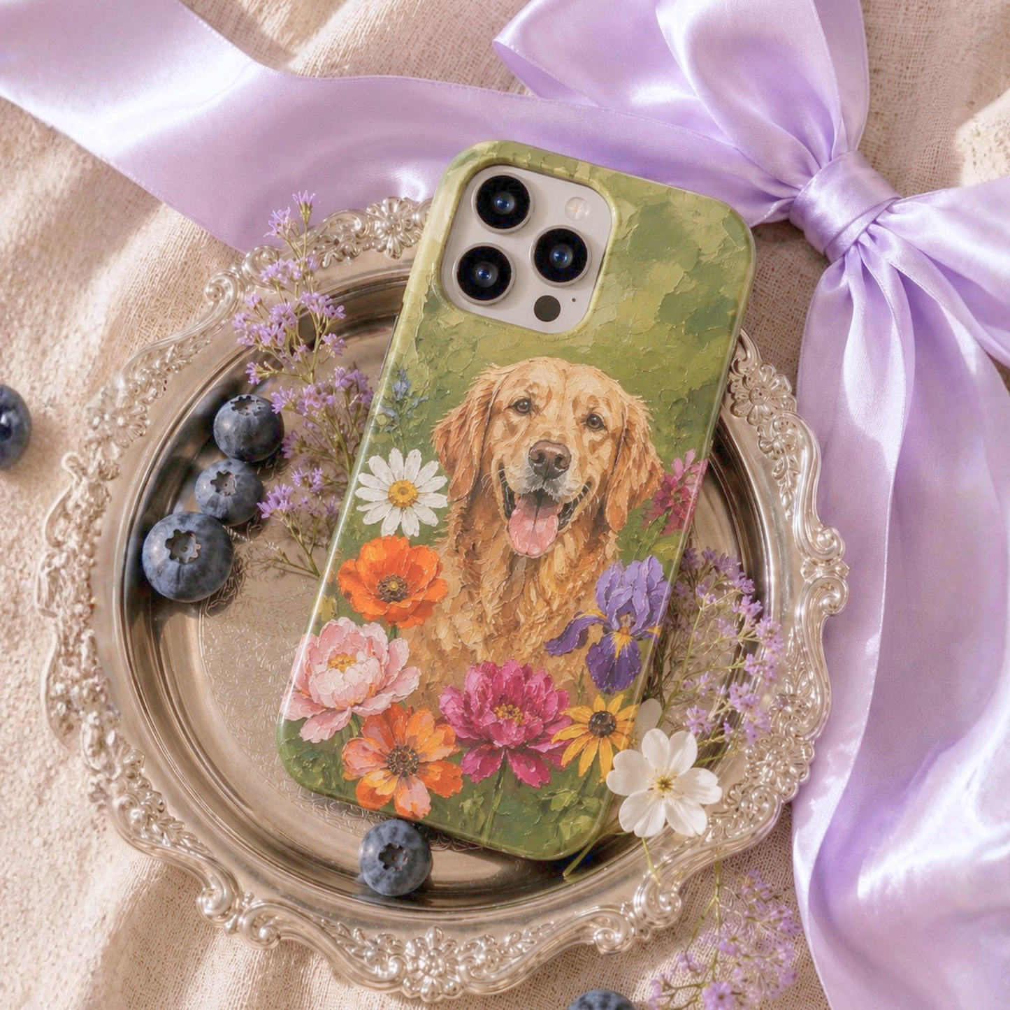 うちの子アートスマホケース | Pet Portrait Phone Case