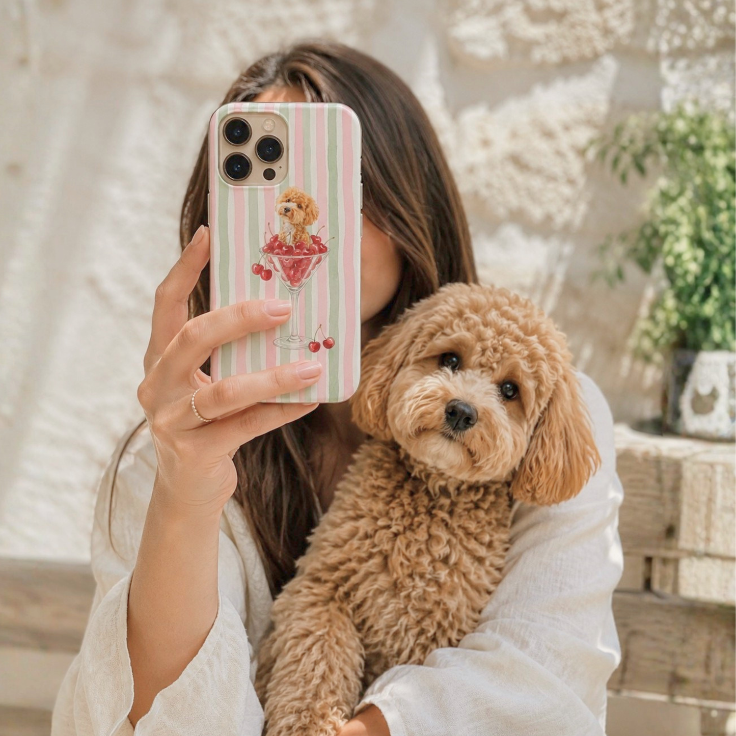 うちの子アートスマホケース | Pet Portrait Phone Case